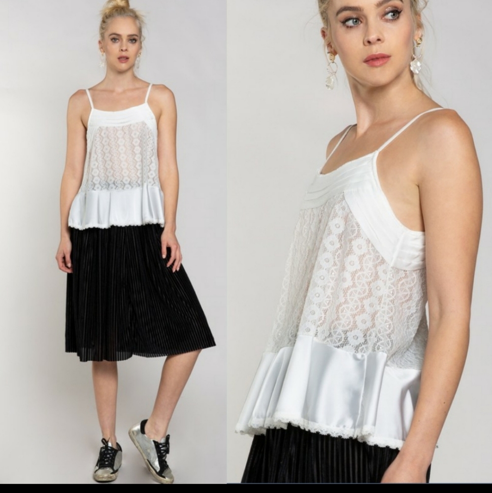 Lacey Pol peplum tank